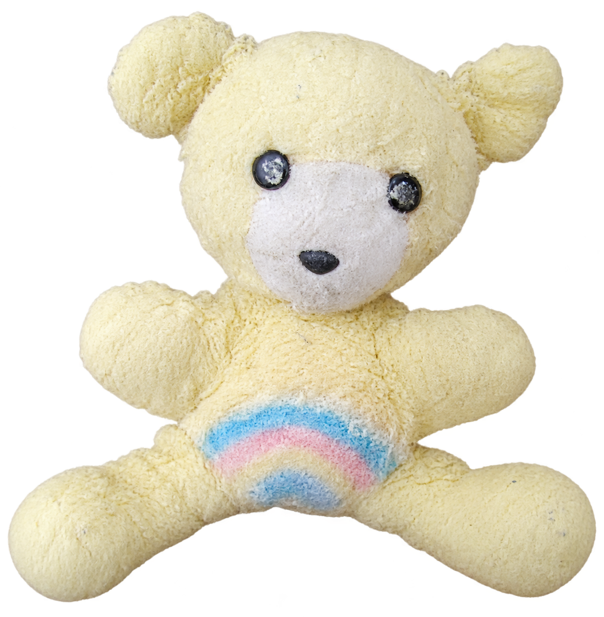 Urso de pelúcia que acompanha Anna Patrícia há 35 anos
